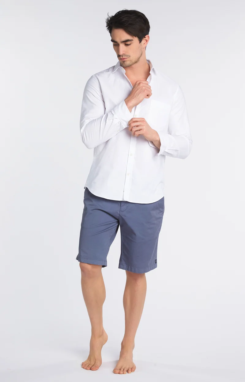 Chemise unie - blanche