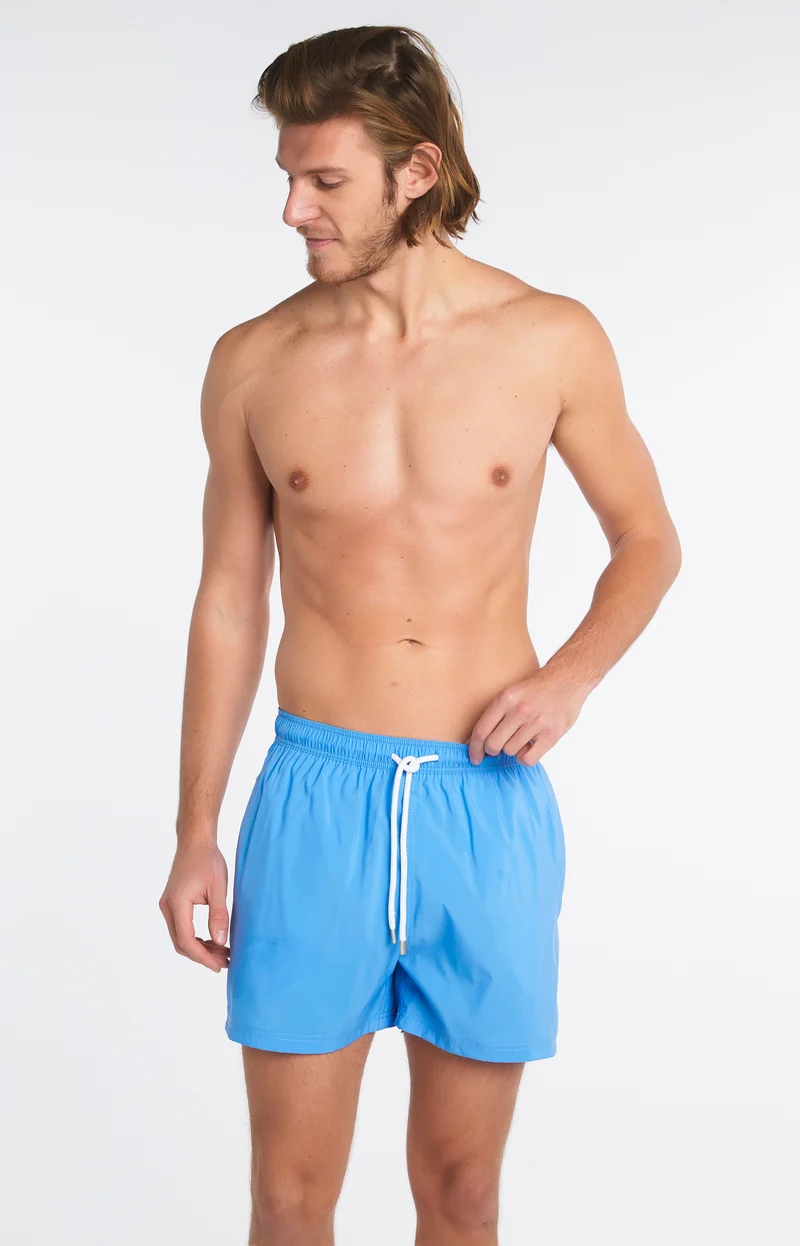 Short de bain Polyester recyclé - Azur
