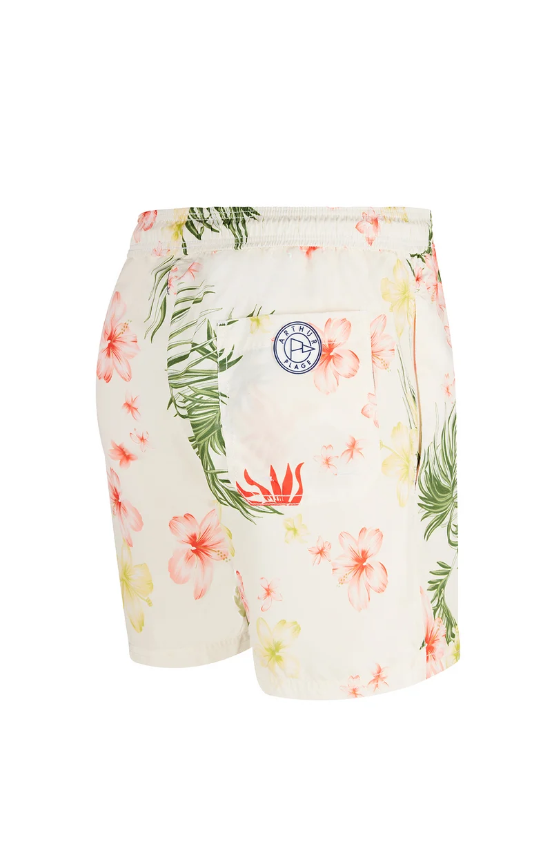 Short de bain - Hibiscus