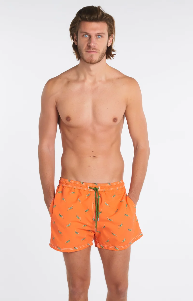 Short de bain Cricket - Orange