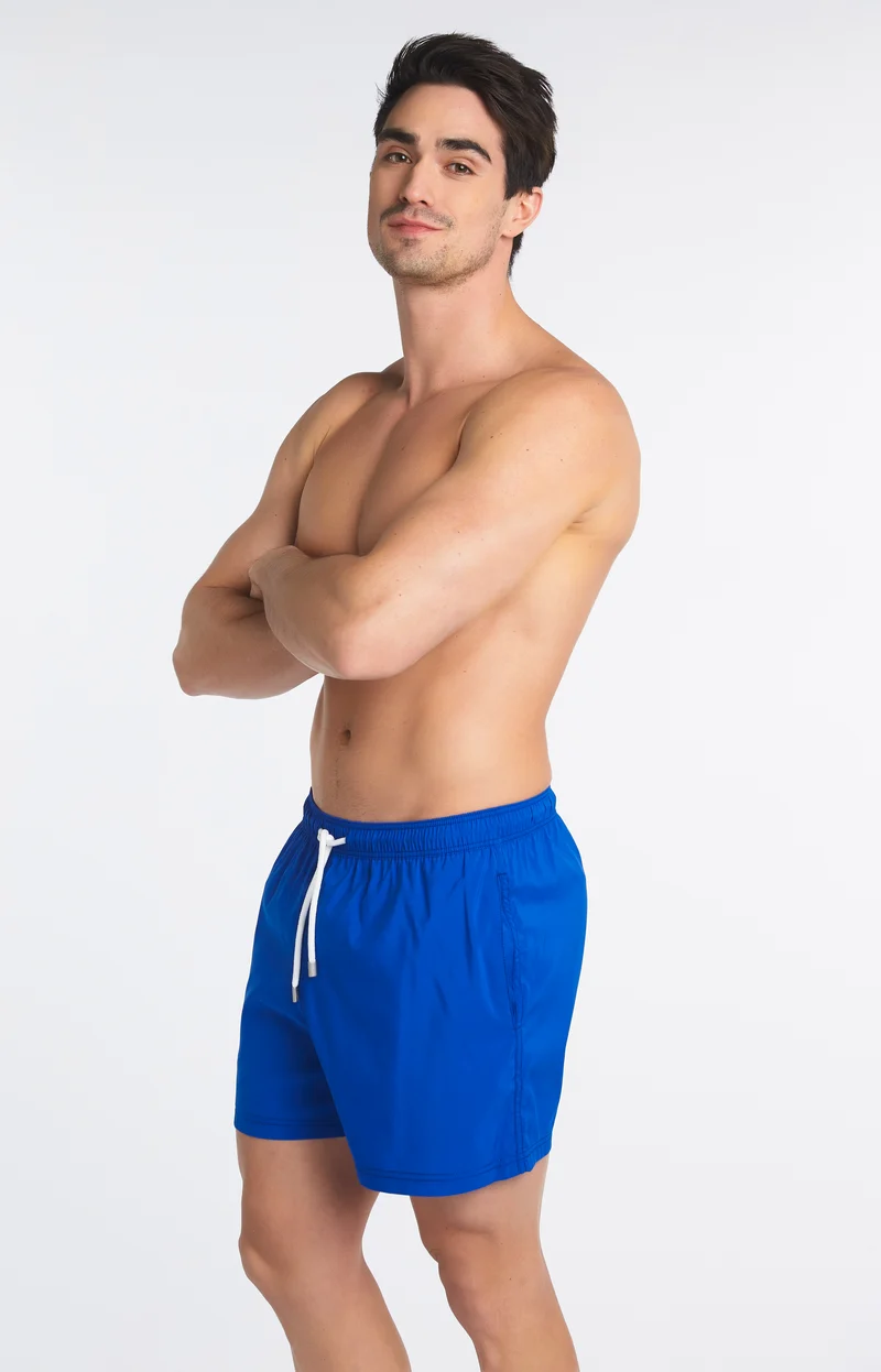 Short de bain uni Roi
