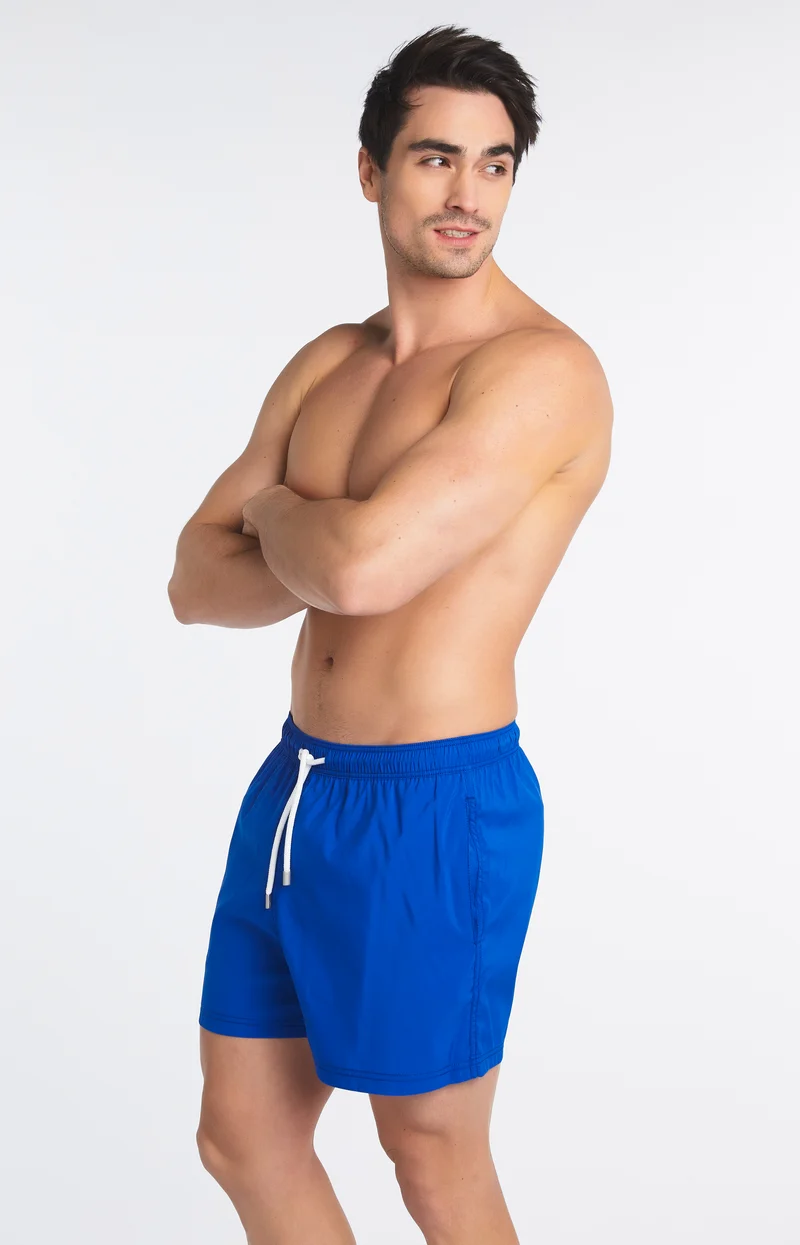 Short de bain uni Roi