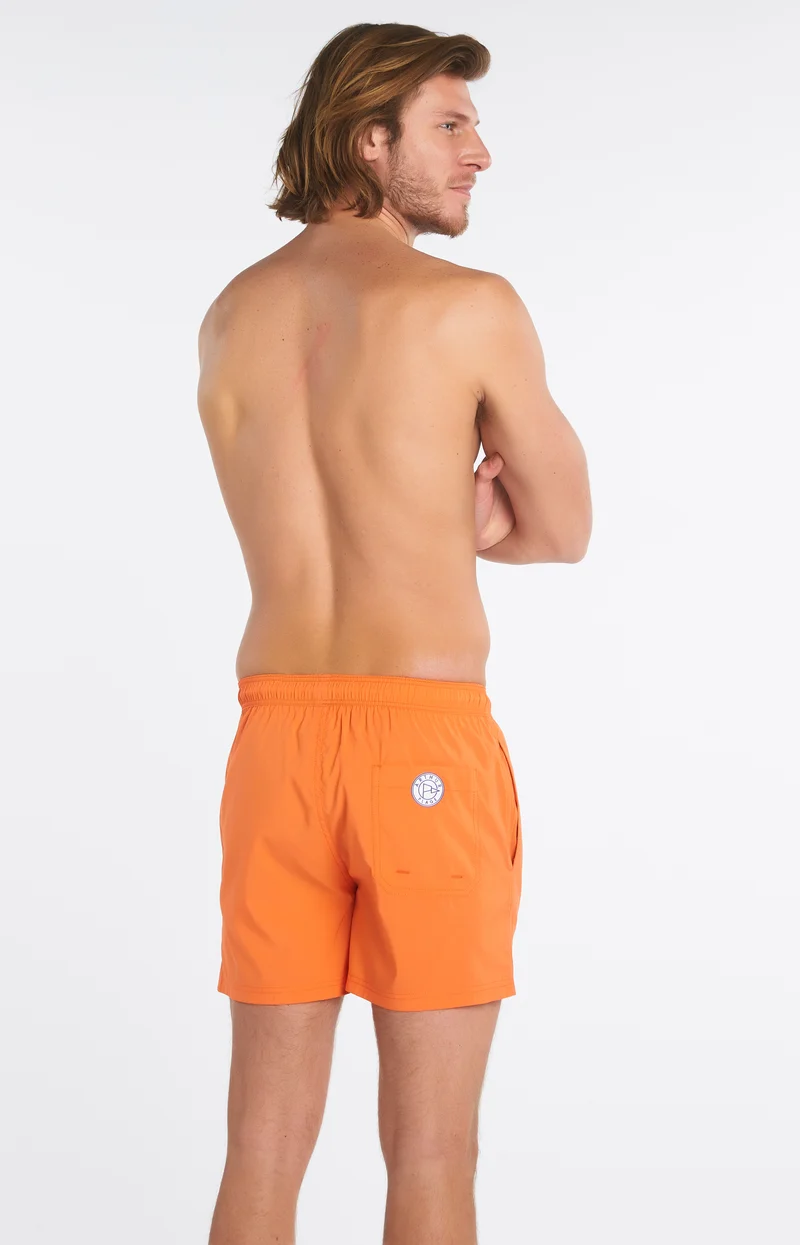 Short de bain Polyester recyclé - Mandarine