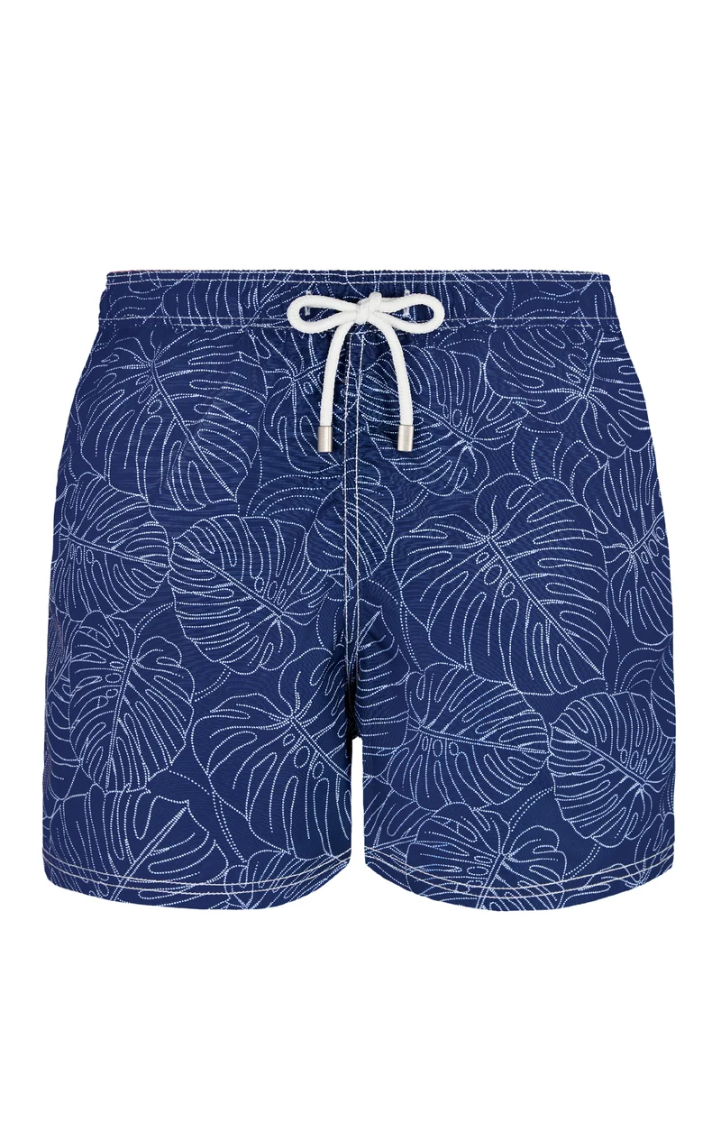 Short de bain - Feuille