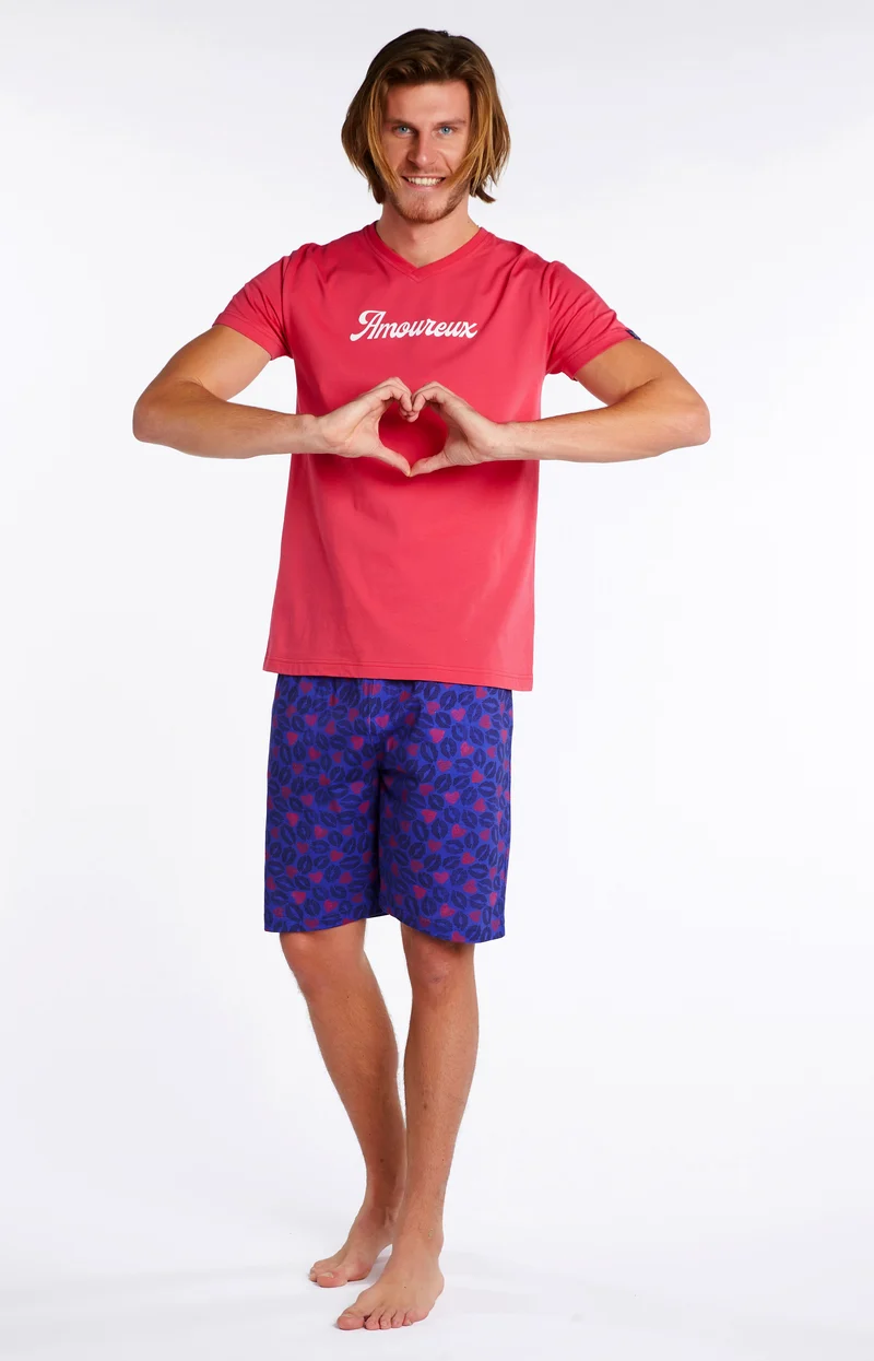 Pyjashort Amoureux