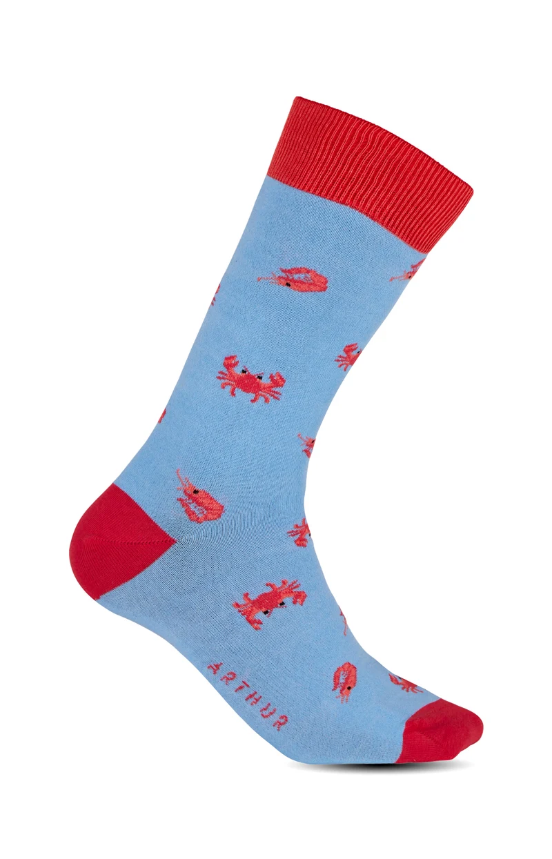 Chaussettes Crabe - Azur