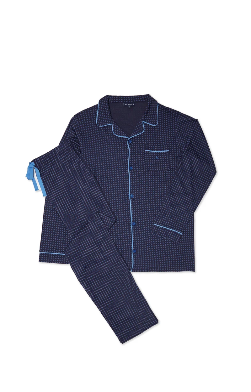 Pyjama long à carreaux