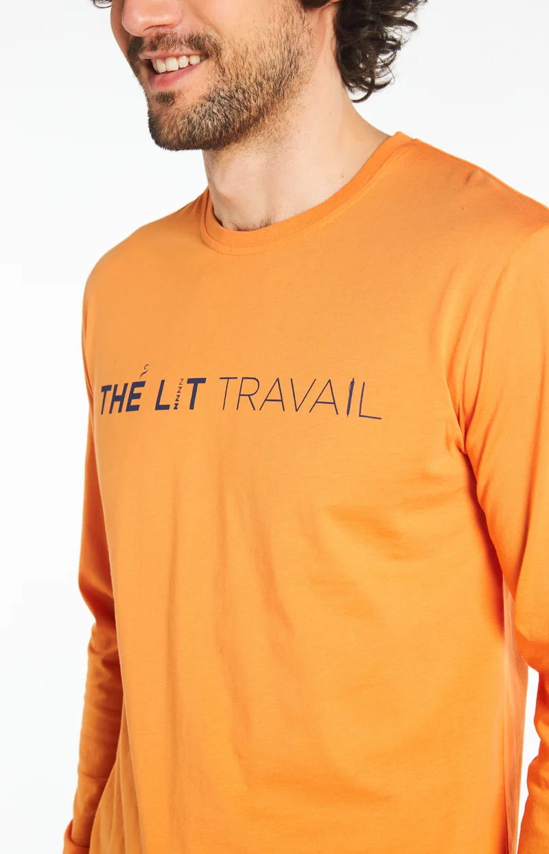 Pyjama Thé Lit Travail - Orange