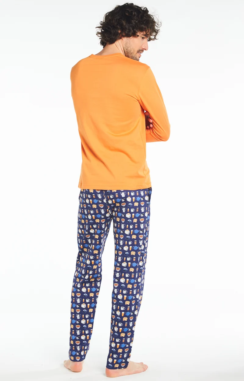 Pyjama Thé Lit Travail - Orange