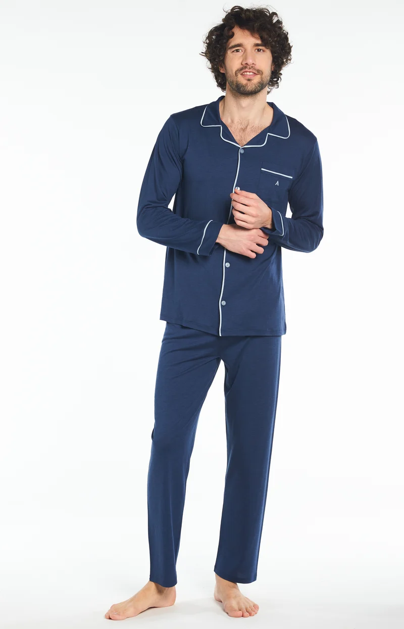 Pyjama Lyocell - Marine