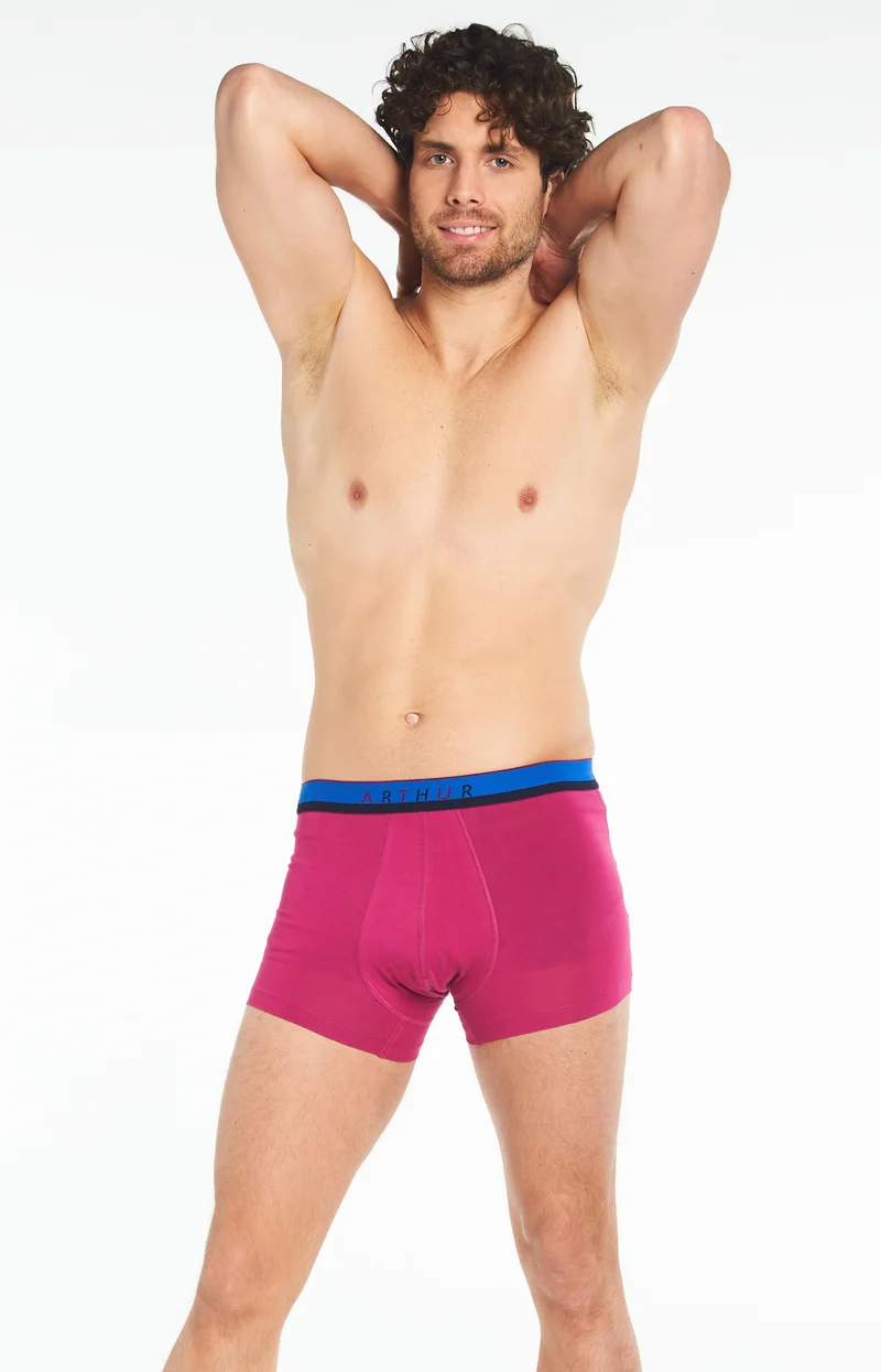 Boxer Slippé Uni - Fushia