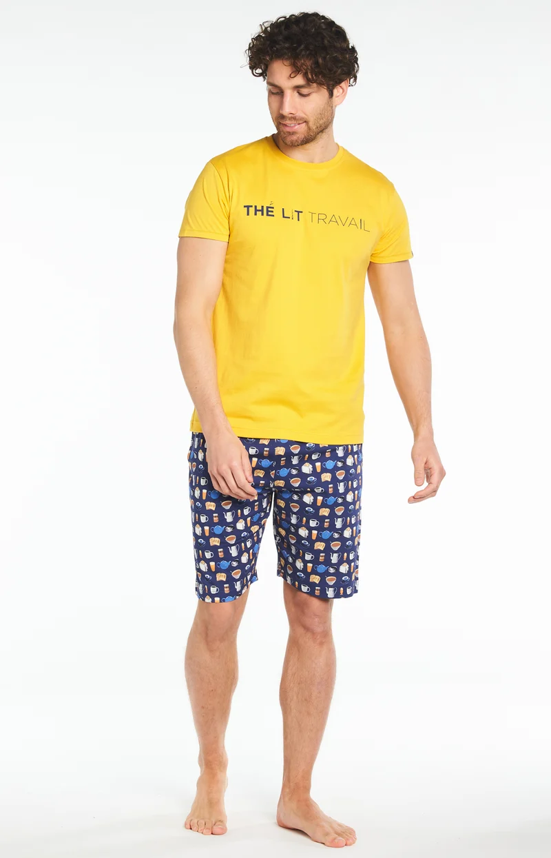 Pyjashort Thé Lit Travail