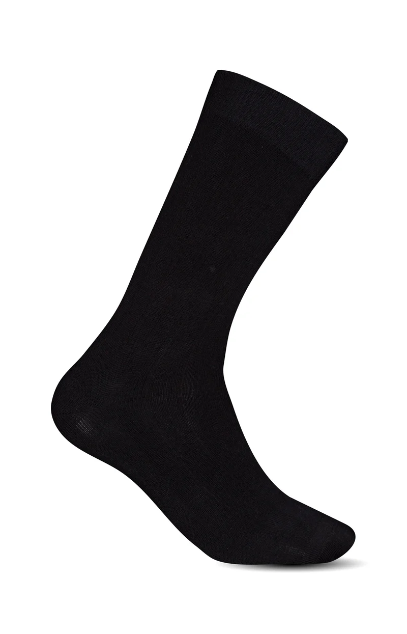 Chaussettes laine et cachemire noir