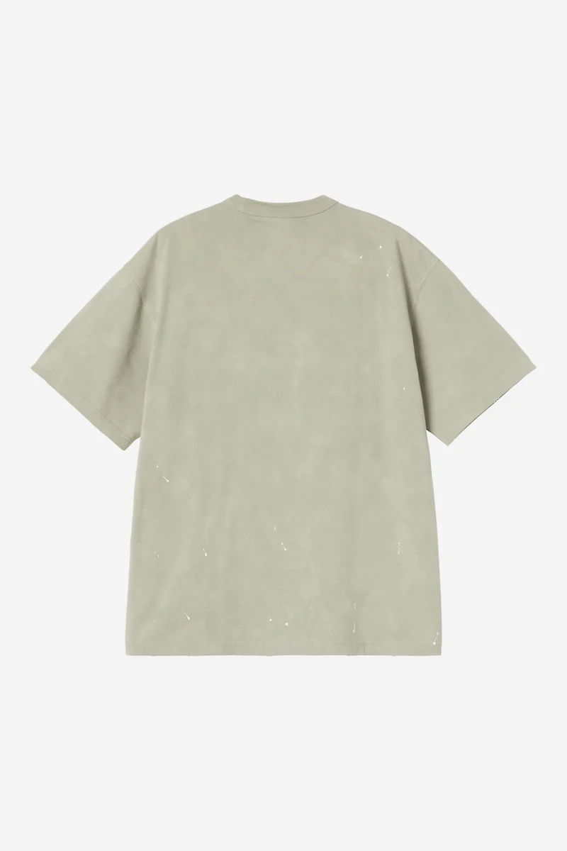 Carhartt Wip PAINTER S/S TEE Shady Green destroy wash splatter