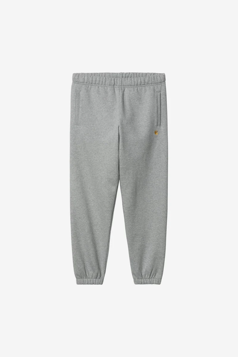 Carhartt Wip CHASE SWEAT PANT Grey Heather / Gold