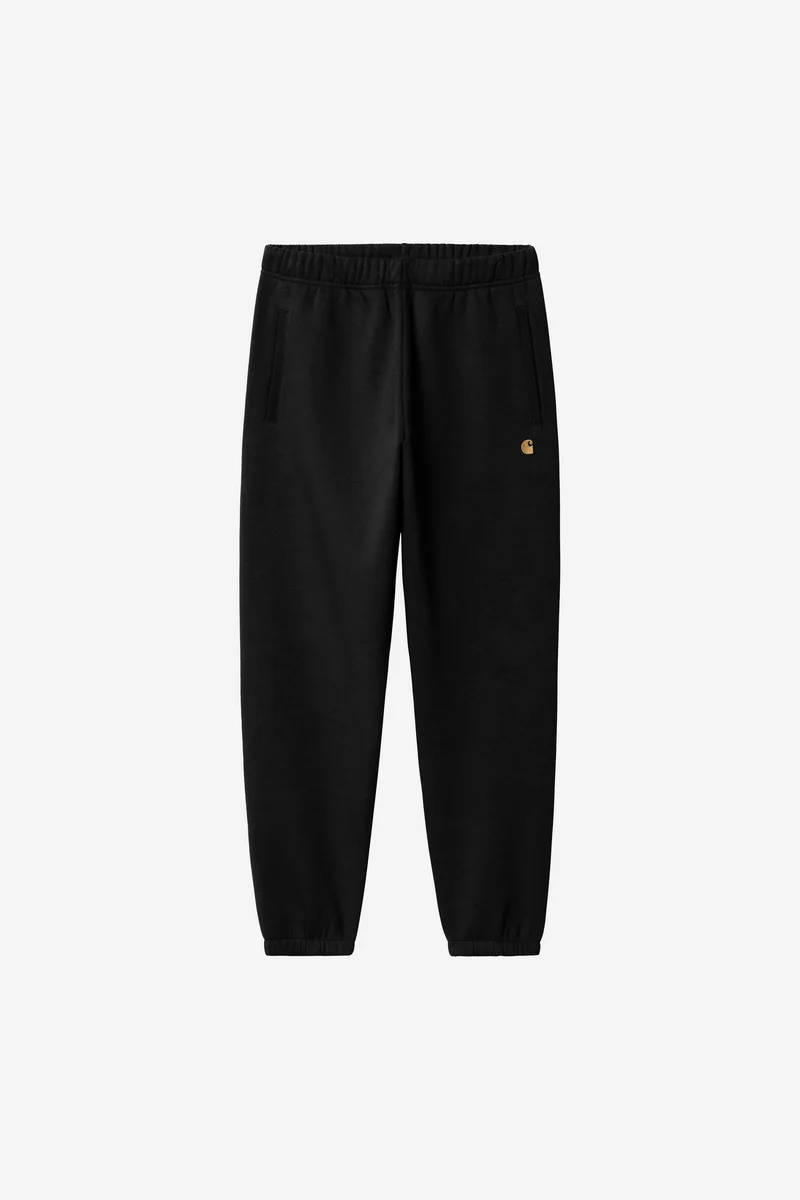 Carhartt Wip CHASE SWEAT PANT Black / Gold