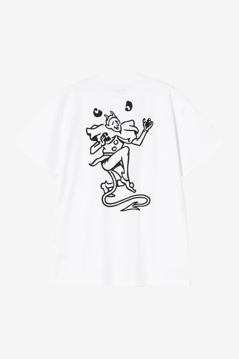 Carhartt Wip PLAYING CARDS S/S TEE White