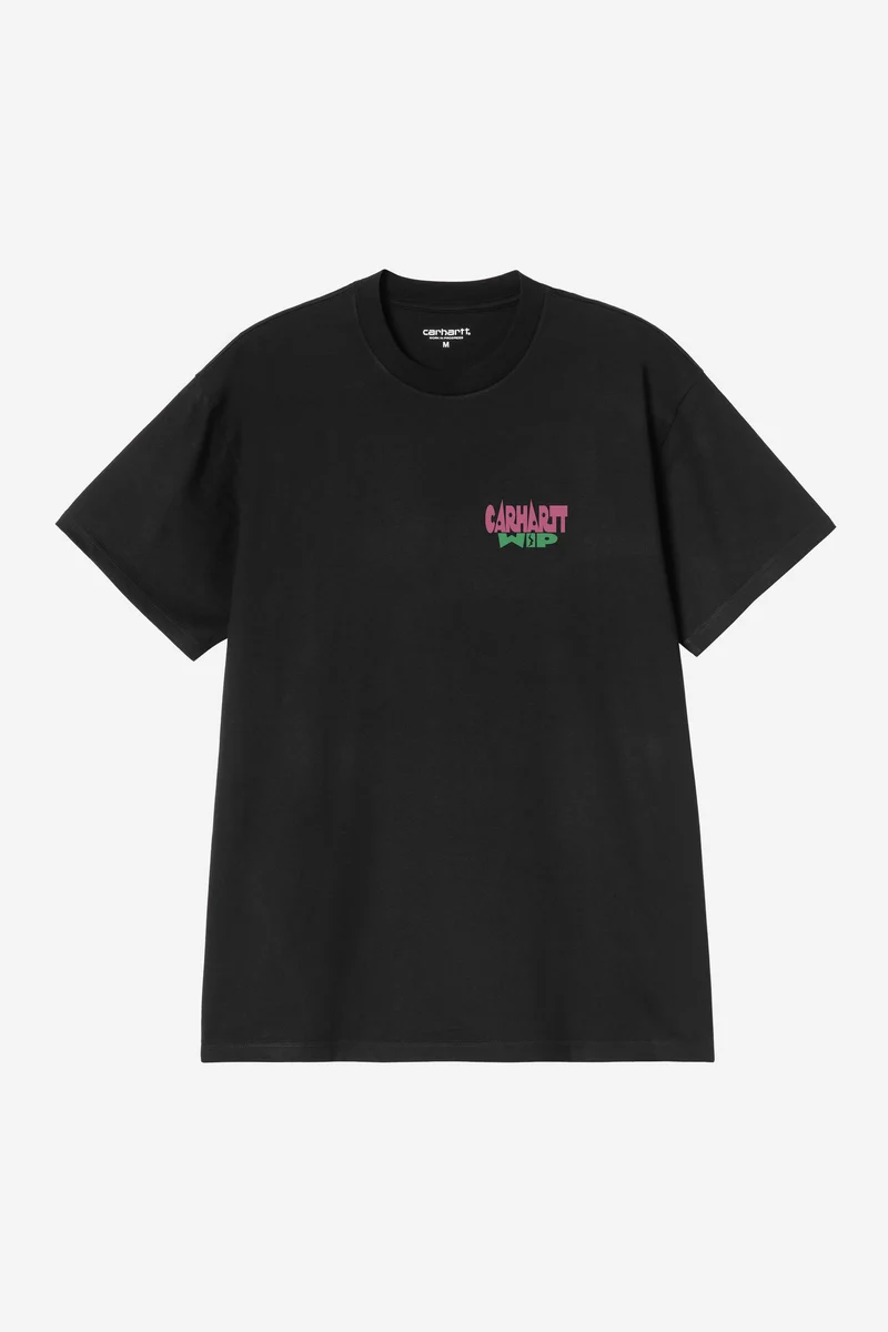Carhartt Wip LUGGAGE LABEL S/S TEE Black