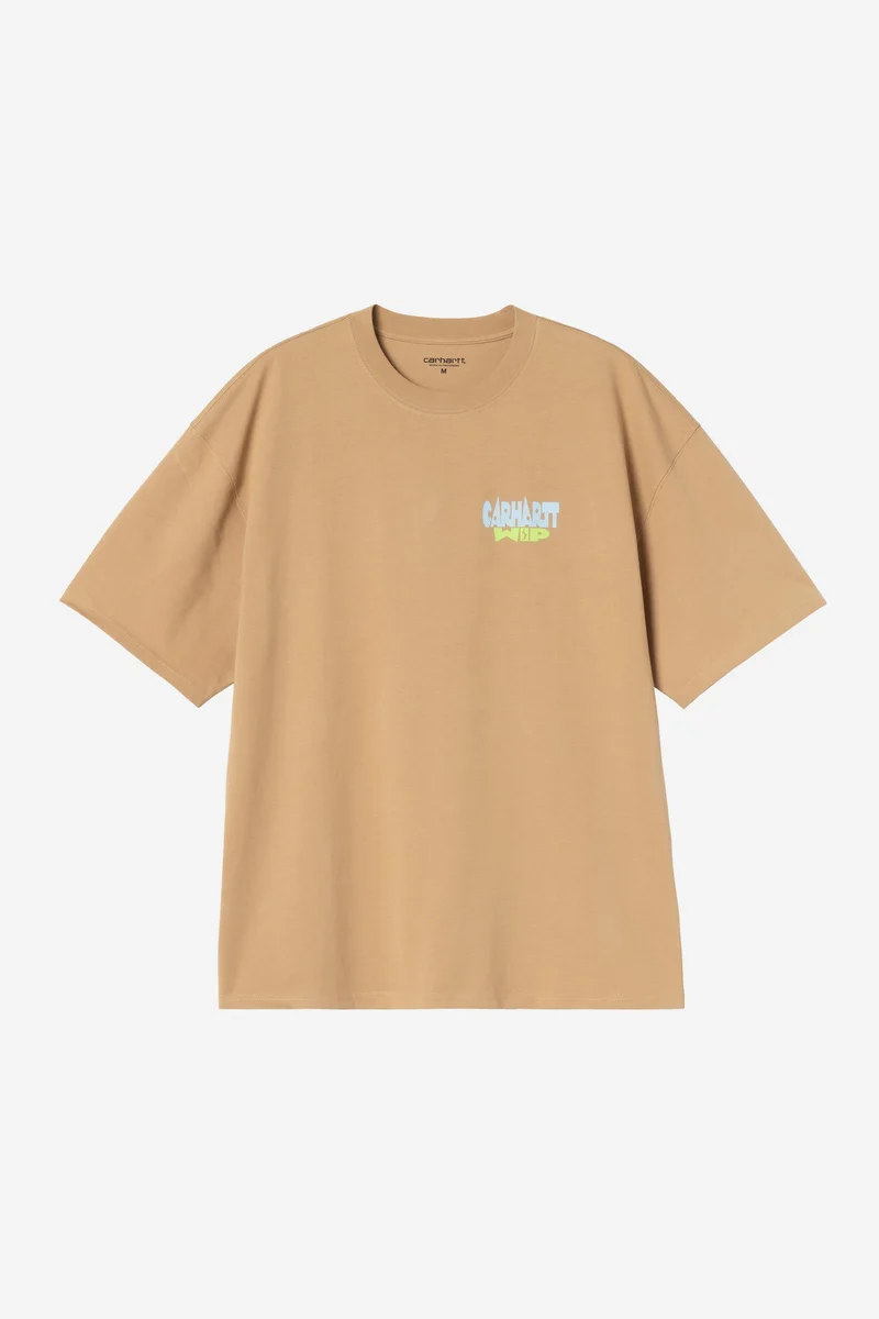 Carhartt Wip LUGGAGE LABEL S/S TEE Dusty H Brown