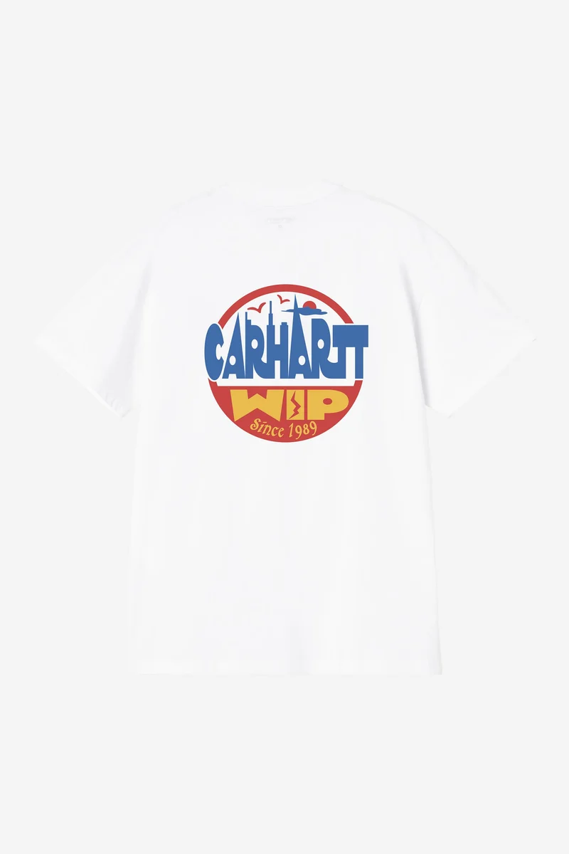 Carhartt Wip LUGGAGE LABEL S/S TEE White