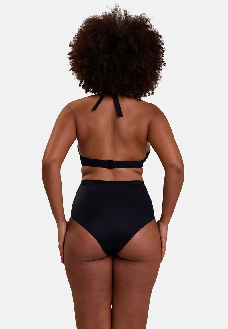 Culotte de bain taille haute Speekaboo Shape Noir