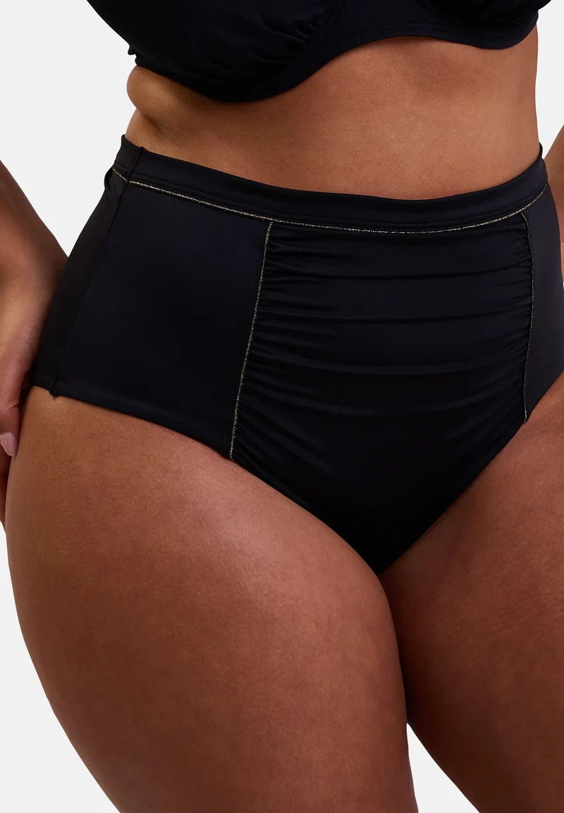 Culotte de bain taille haute Speekaboo Shape Noir