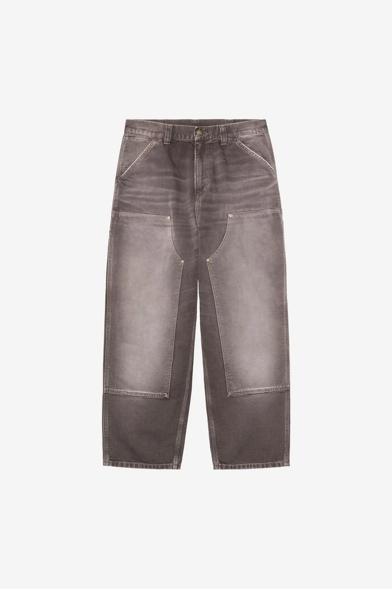 Carhartt Wip OG DOUBLE KNEE PANT Tobacco destroy wash