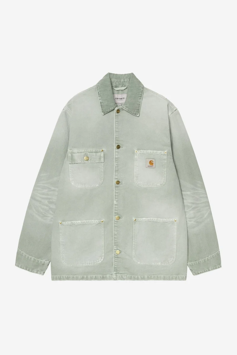 Carhartt Wip OG CHORE COAT Shady Green / Shady Green destroy wash