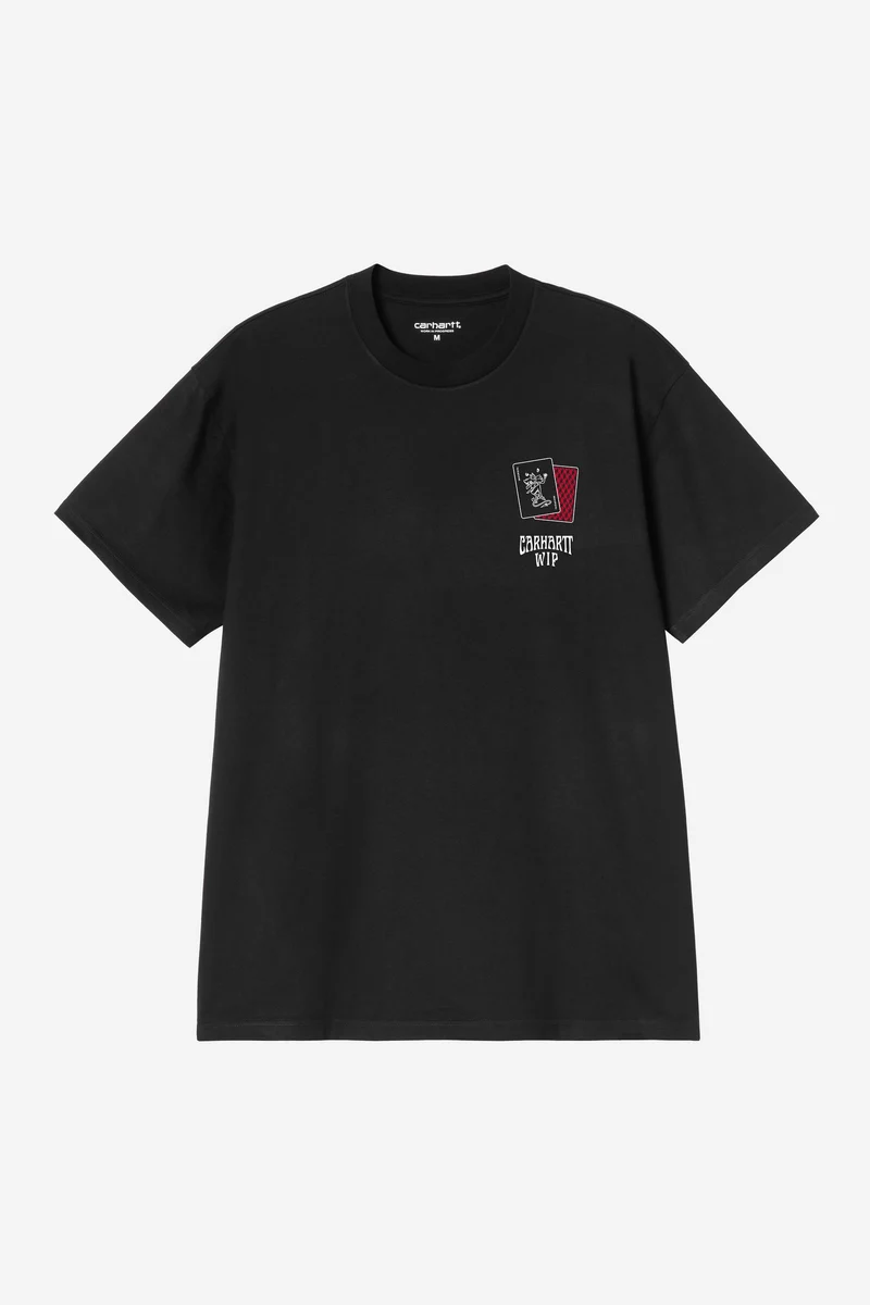 Carhartt Wip PLAYING CARDS S/S TEE Black