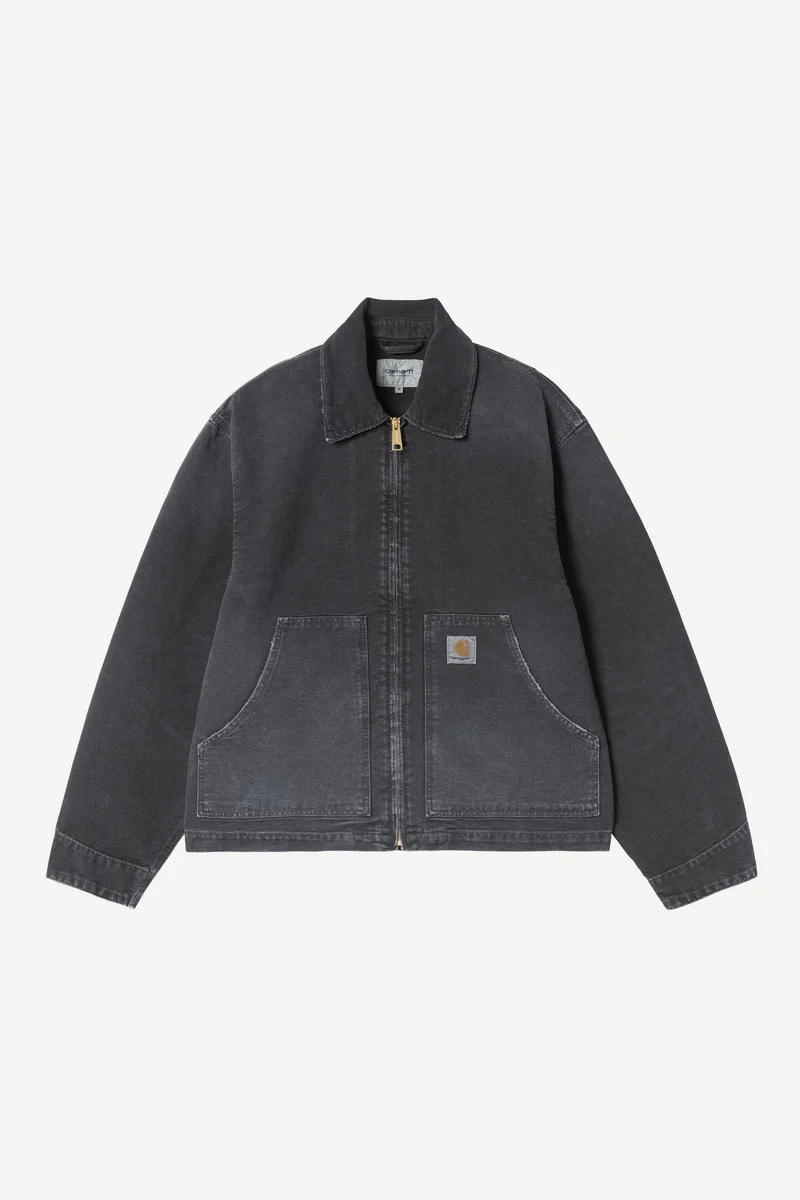 Carhartt Wip OG ARCAN JACKET Black / Black destroy wash