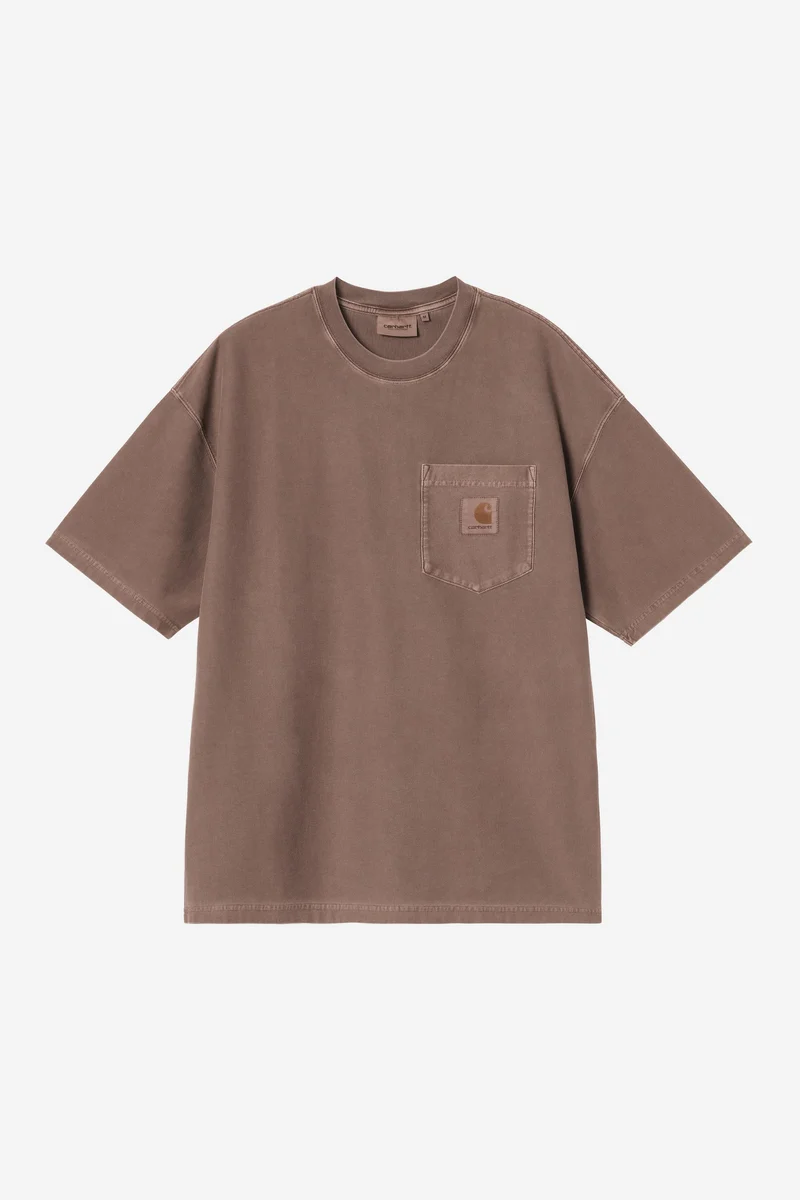 Carhartt Wip LOOSE POCKET S/S TEE Tobacco garment dyed