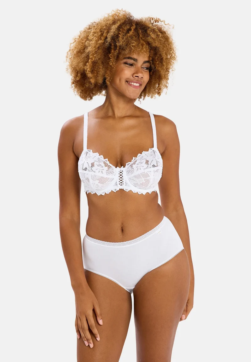 Lot de 2 slips Classique Coton Blanc