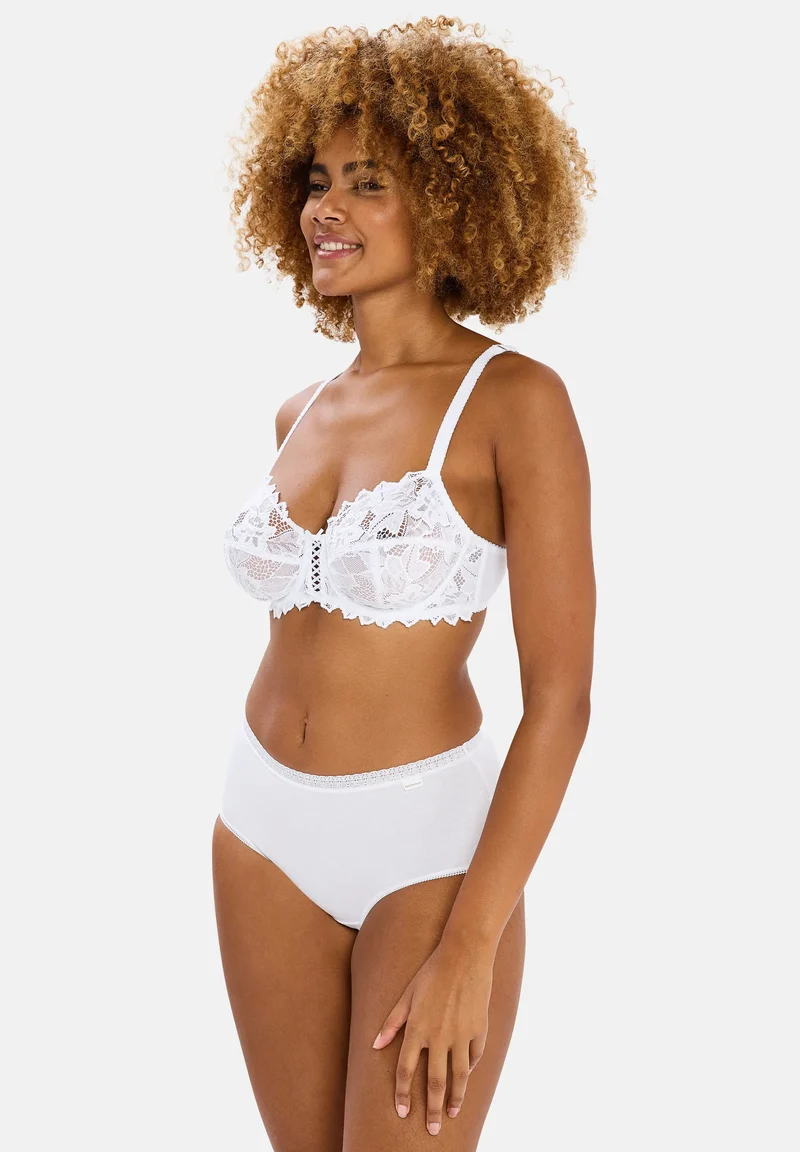 Lot de 2 slips Classique Coton Blanc