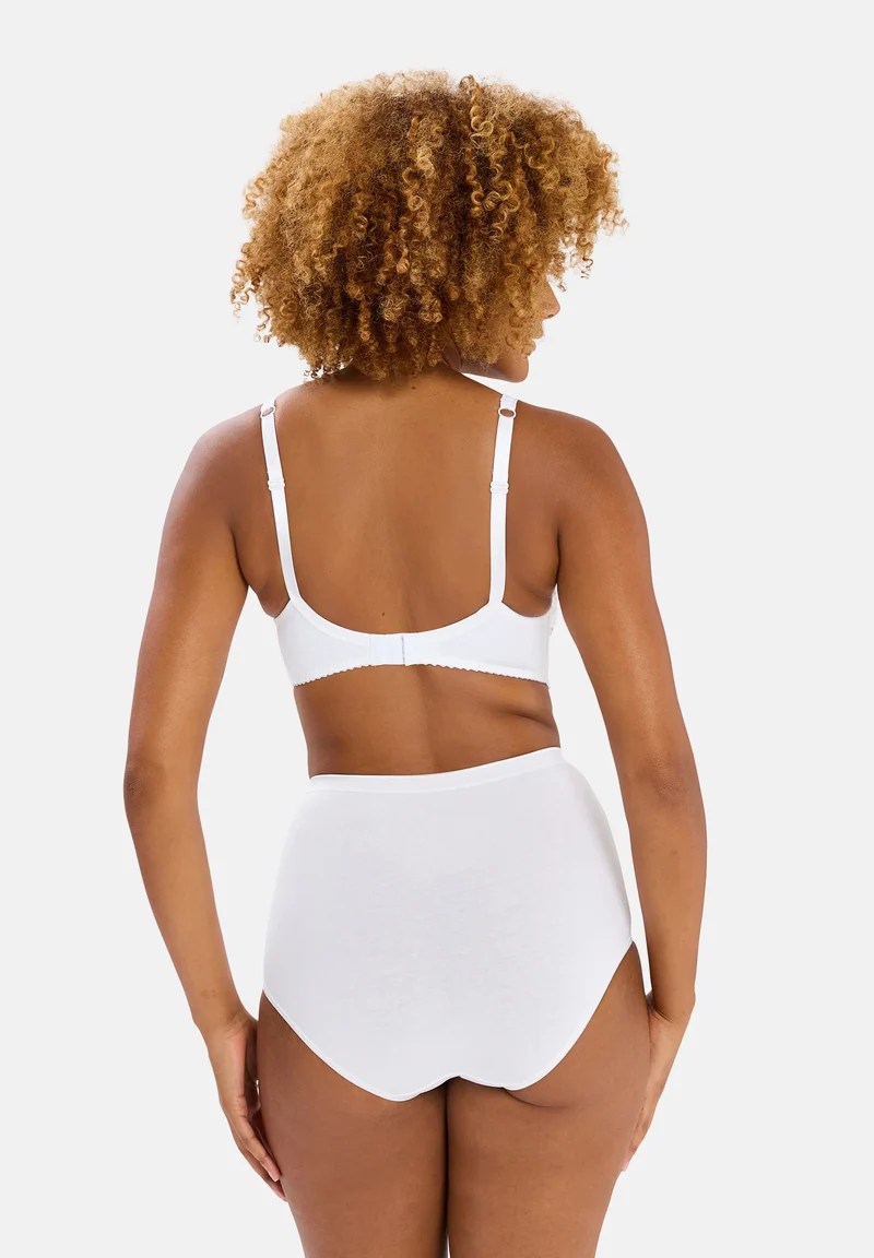 Lot de 3 culottes Simplement Coton B Blanc