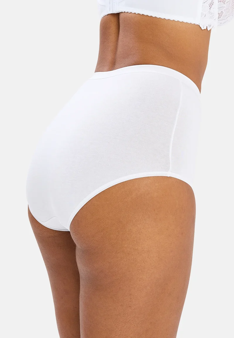 Lot de 3 culottes Simplement Coton B Blanc