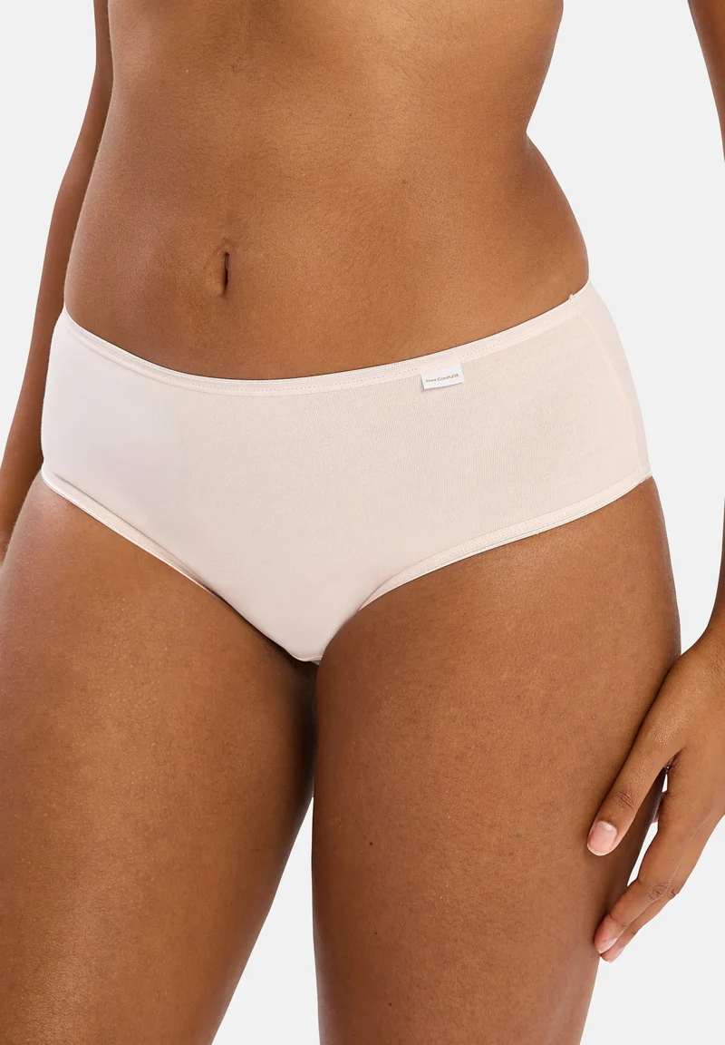 Lot de 3 slips Simplement Coton Rose Pivoine D'Argent
