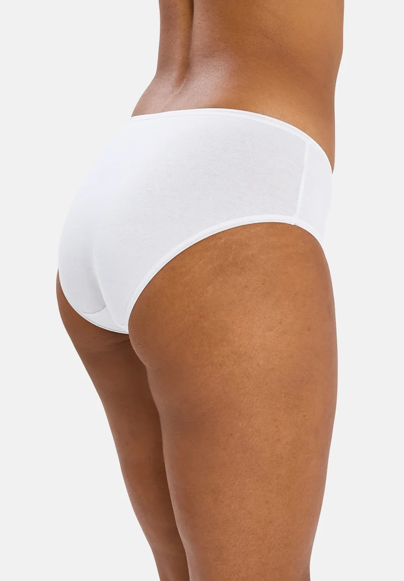 Lot de 3 slips Simplement Coton Blanc
