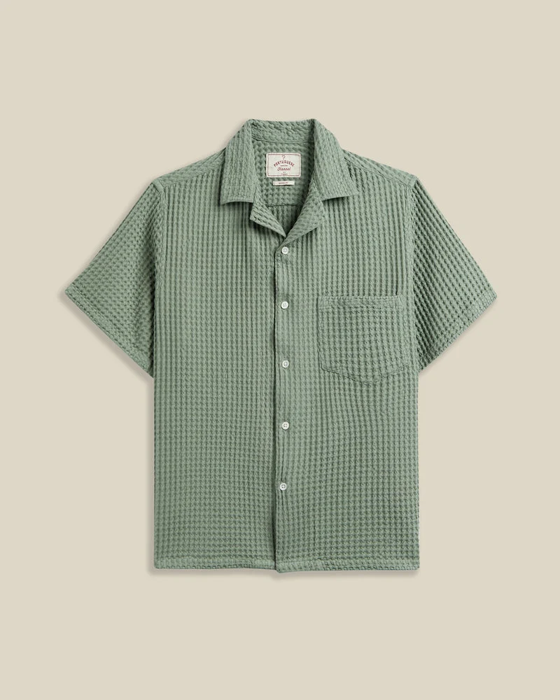 Portuguese Flannel CORNELIUS S/S SHIRT Green