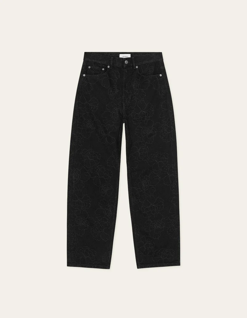 Les Deux ROI AOP DENIM JEANS Black