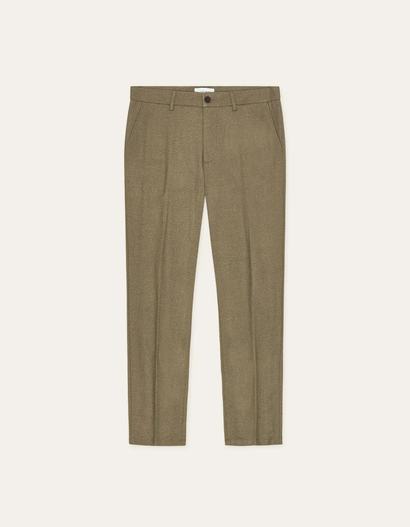 Les Deux COMO REG SOLID PANTS Teak Brown