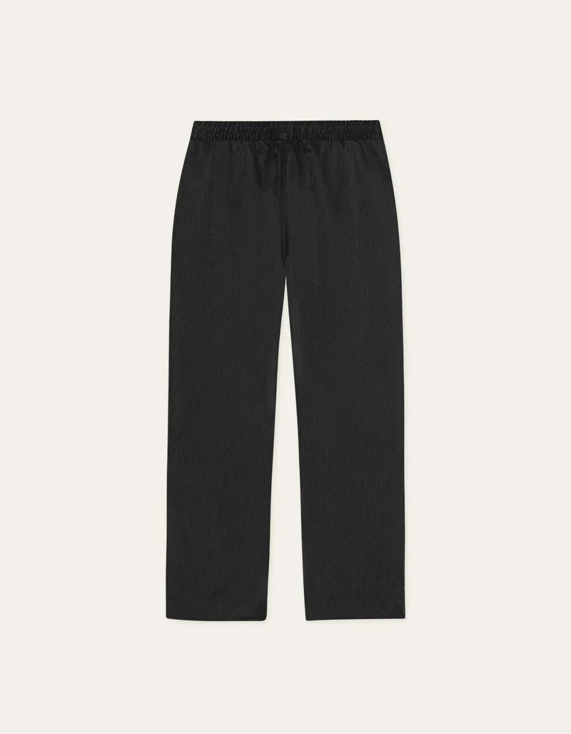 Les Deux HOUSTON PLISSE PANTS Black