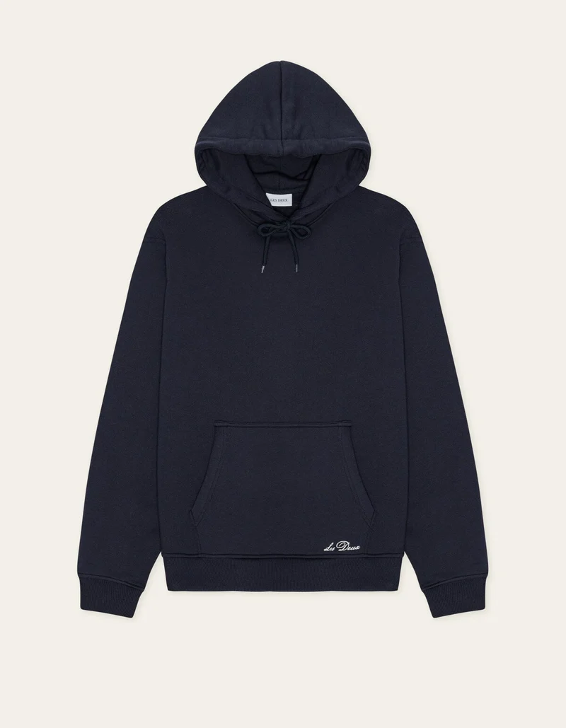 Les Deux BEN ARTIST HOODIE Dark Navy