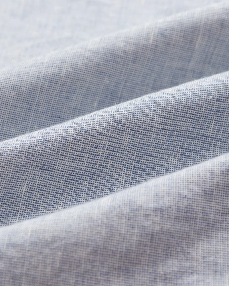Portuguese Flannel GRANULAR L/S SHIRT Blue