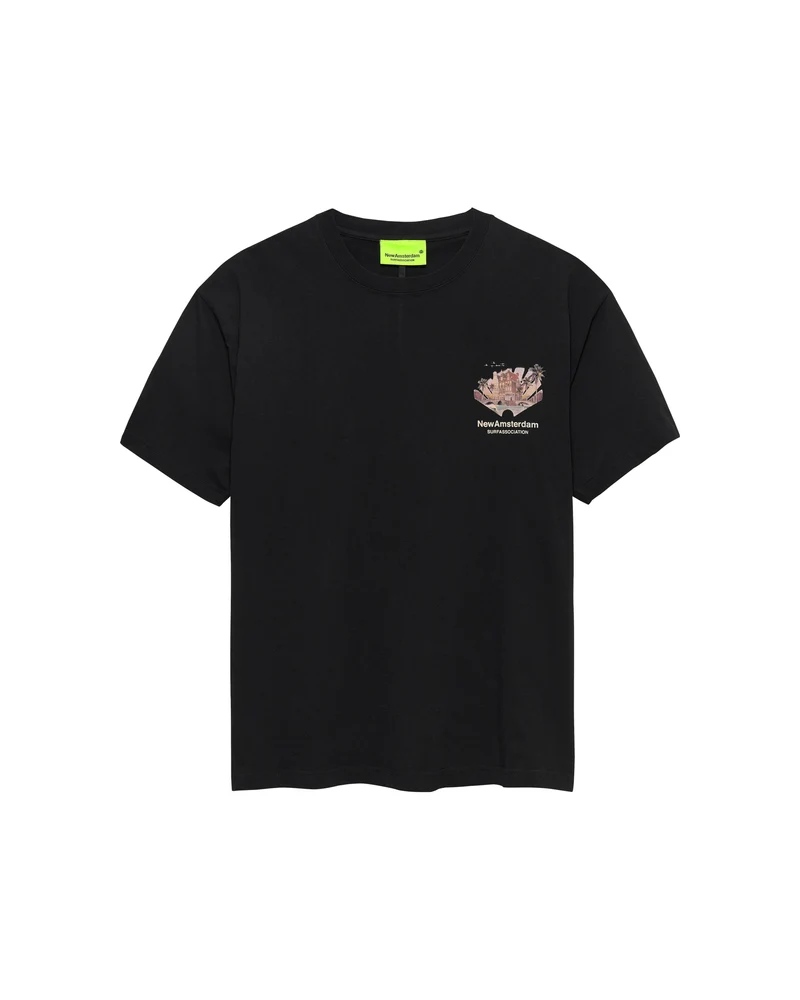 New Amsterdam TROPICAL S/S TEE Black