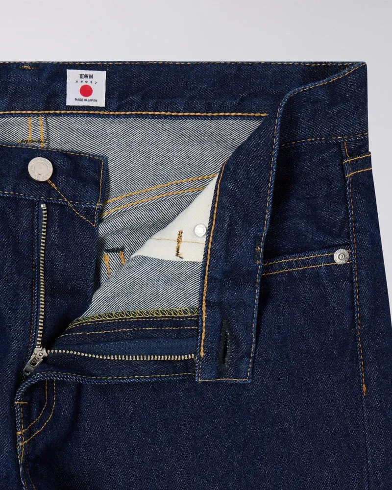 Edwin REGULAR TAPERED KAIHARA DENIM Blue Rinsed