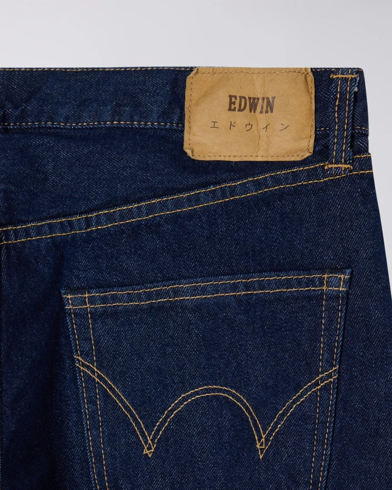 Edwin REGULAR TAPERED KAIHARA DENIM Blue Rinsed
