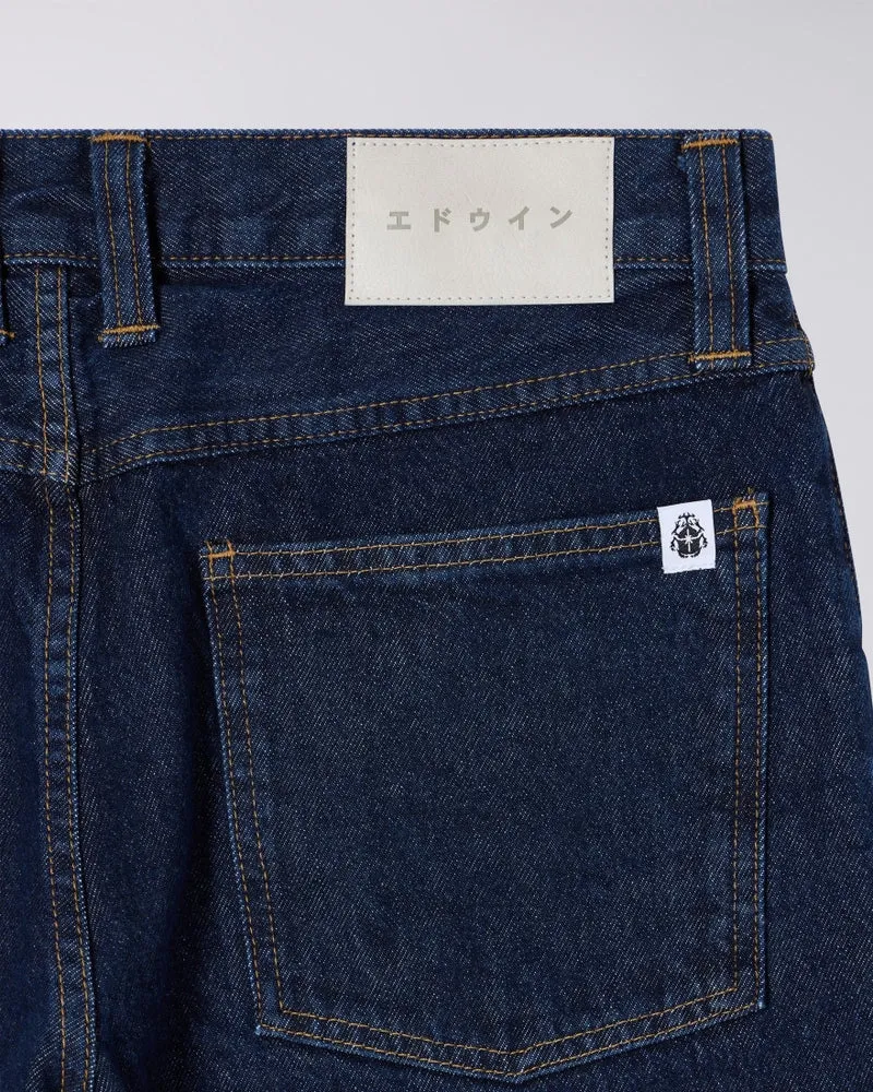 Edwin TYRELL PANT Blue dark marble wash