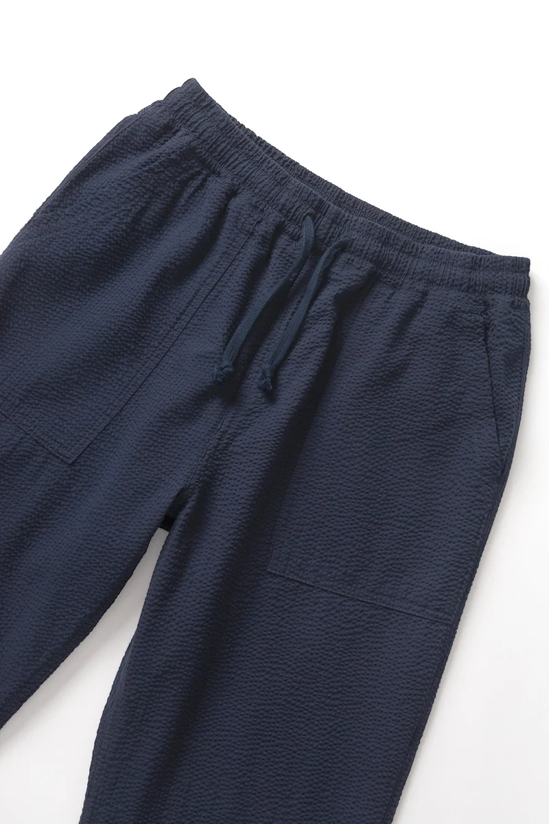 Service Works SEERSUCKER CHEF PANTS Dark Navy