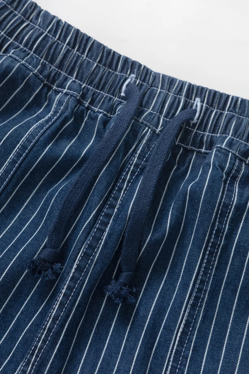 Service Works PINSTRIPE DENIM CHEF PANTS Indigo