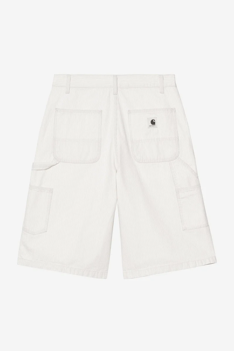 Carhartt Wip W MERCER SINGLE KNEE SHORT Mercer Stripe Graphite / Wax bleached